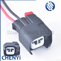 2 Pin female auto waterproof connector Fuel injector front wheel ABS sensor plug for Buick Chevrolet with 15 cm wires For EV6
