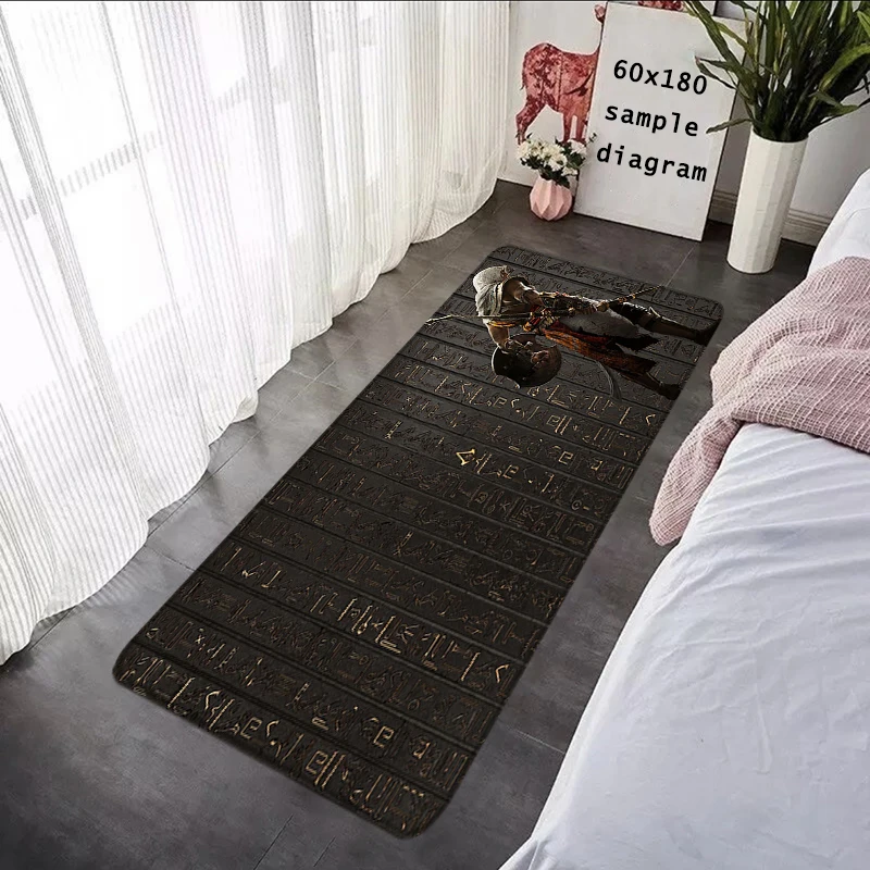 Hallwy Cartpet Living Room Rugs Foot Carpets Assassin S Creed Entrance Doormat Kawaii Rug Floor Mats Non-slip Mat Home Kitchen