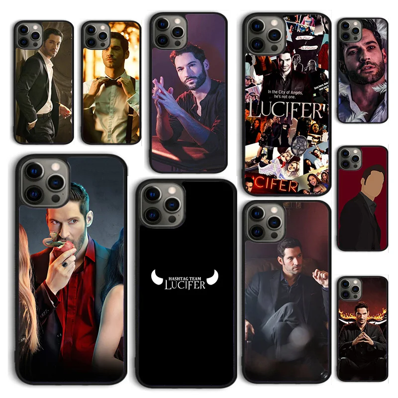 Autumu Lucifer Morningstar TV series Phone Case Cover for iPhone 16 15 12 mini 11 13 14 Pro Max SE 2020 Apple 6S 7 8 Plus