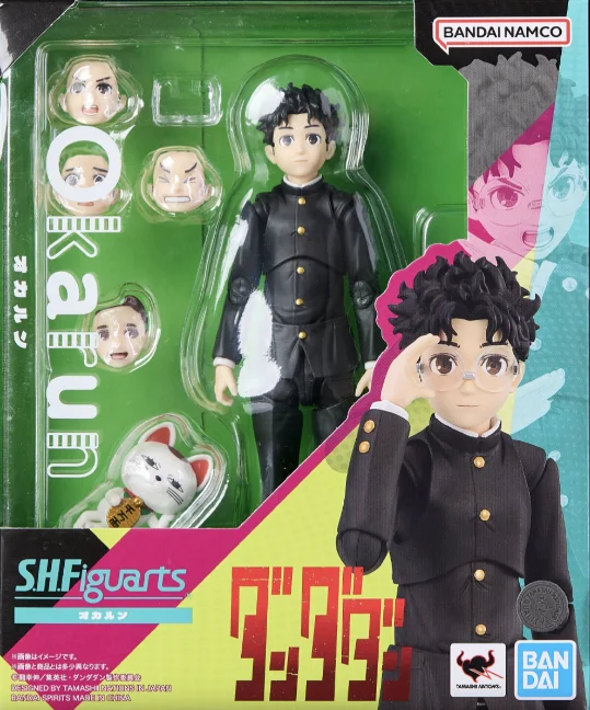 バンダイ S.H.Figuarts ダンダダン アクションフィギュア - オカラン（通常形態）、オカラン（変身形態）、綾瀬萌 アニメコレクタブルトイ
