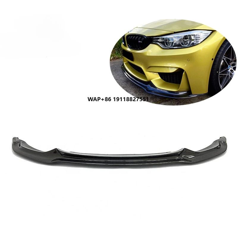 

Vor Style Carbon Fiber Front Lip Car Front Bumper Spoiler for F8X F80 M3 F82 F83 M4 2014 - 2019