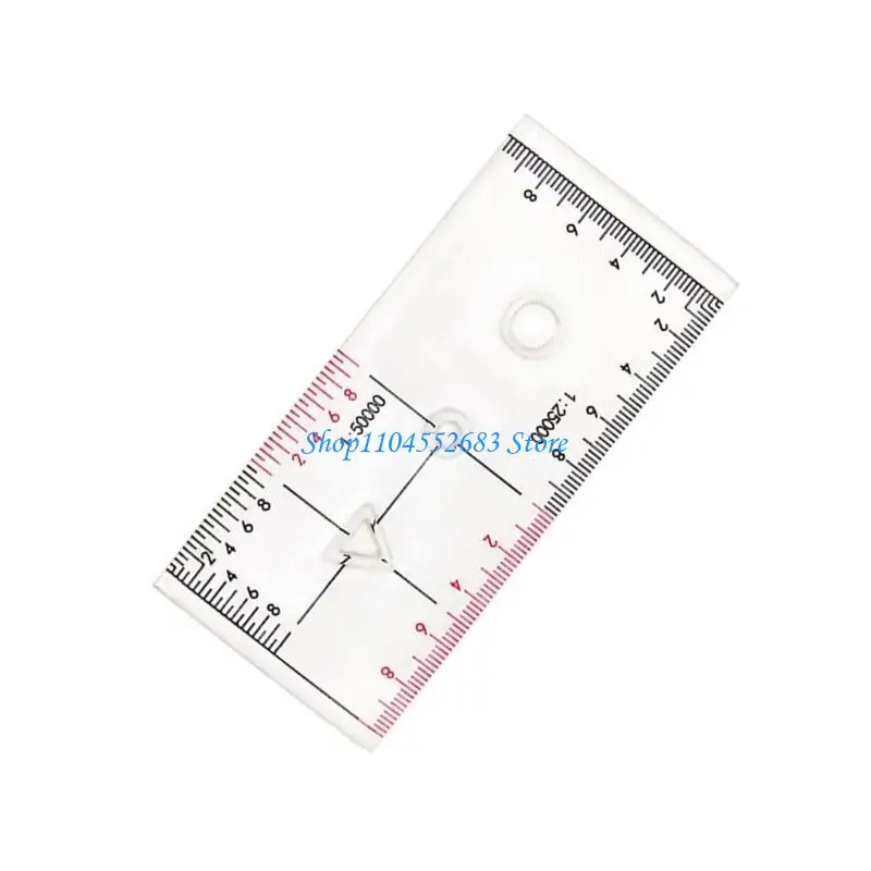 

Y6GD Land Navigation Topographical Map Scale Coordinate Reader Protractors