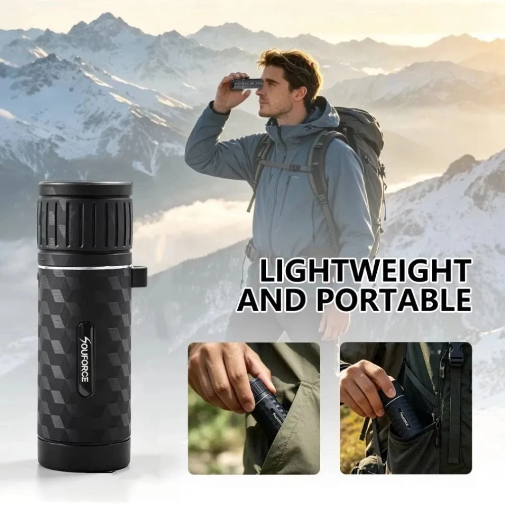 HD Remote Monocular Telescope Lightweight 3000x25 Mini Portable Telescope Portable Fogproof HD Monocular Adult Professional