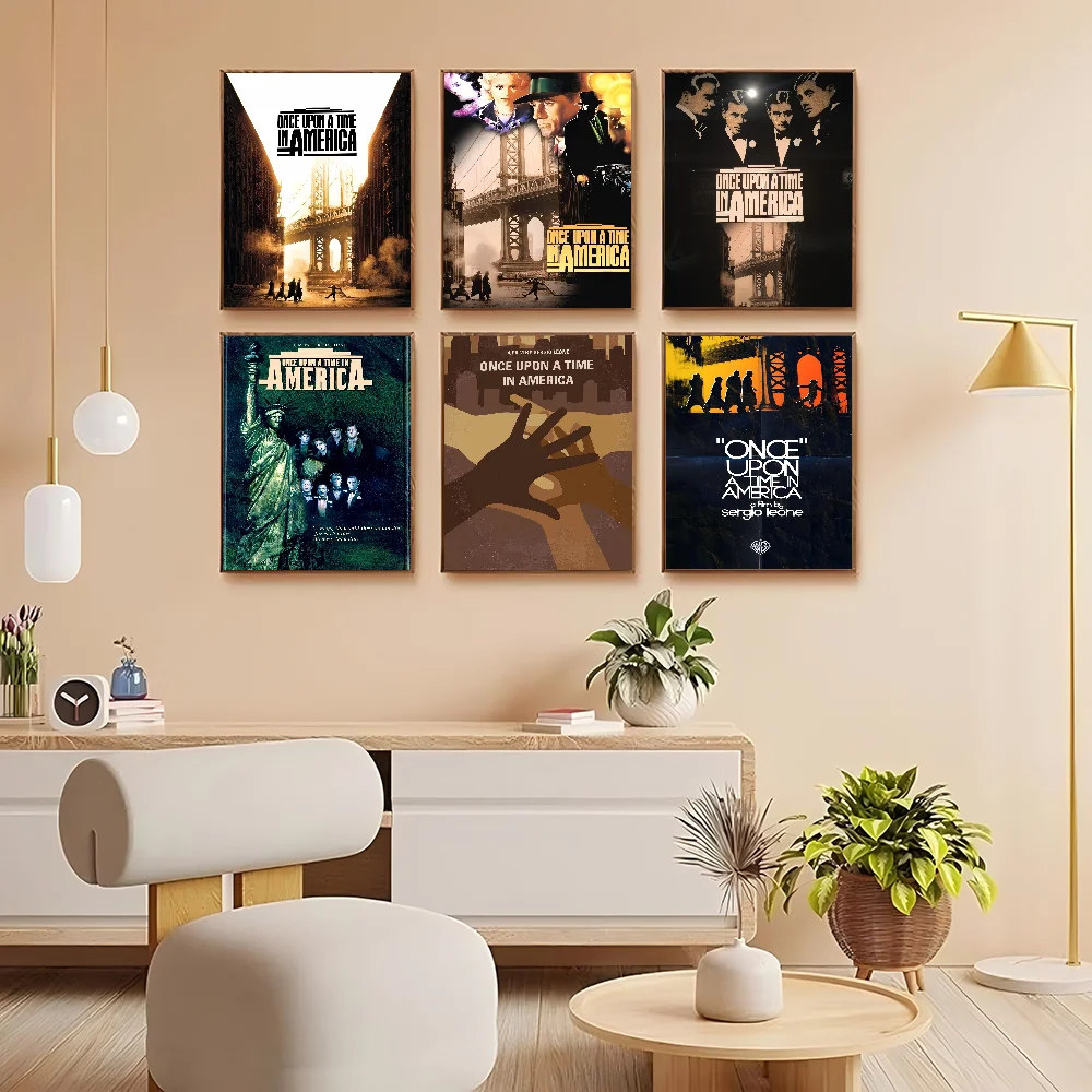 

Once Upon A Time In America Whitepaper Poster HD Quality Poster Wall Art Painting Study Room Wall Decor