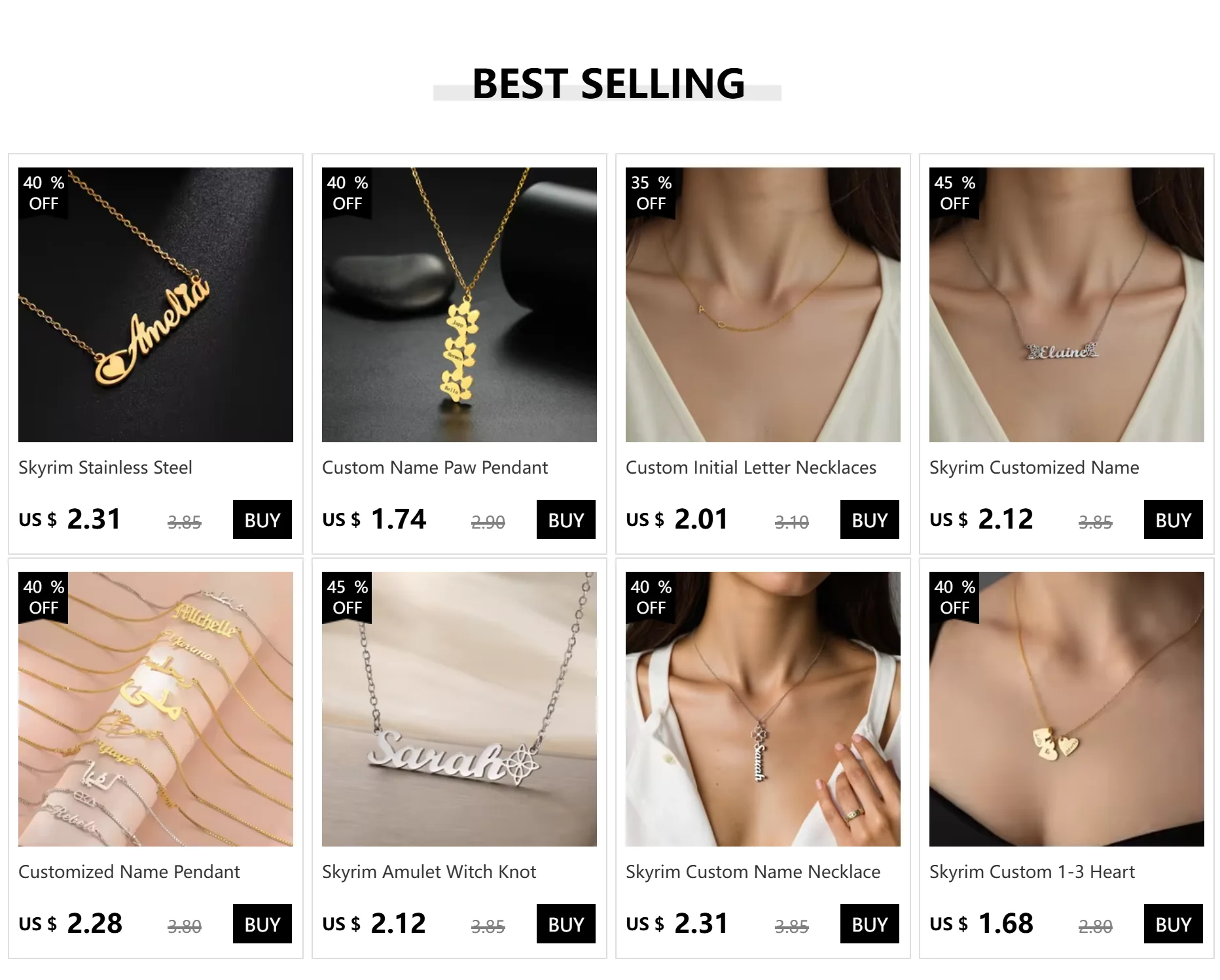Personalisierte Initialen-Halsketten für Frauen, Edelstahl A-Z Alphabet, personalisierter Schmuck, Geschenk zum Muttertag – Detail 1