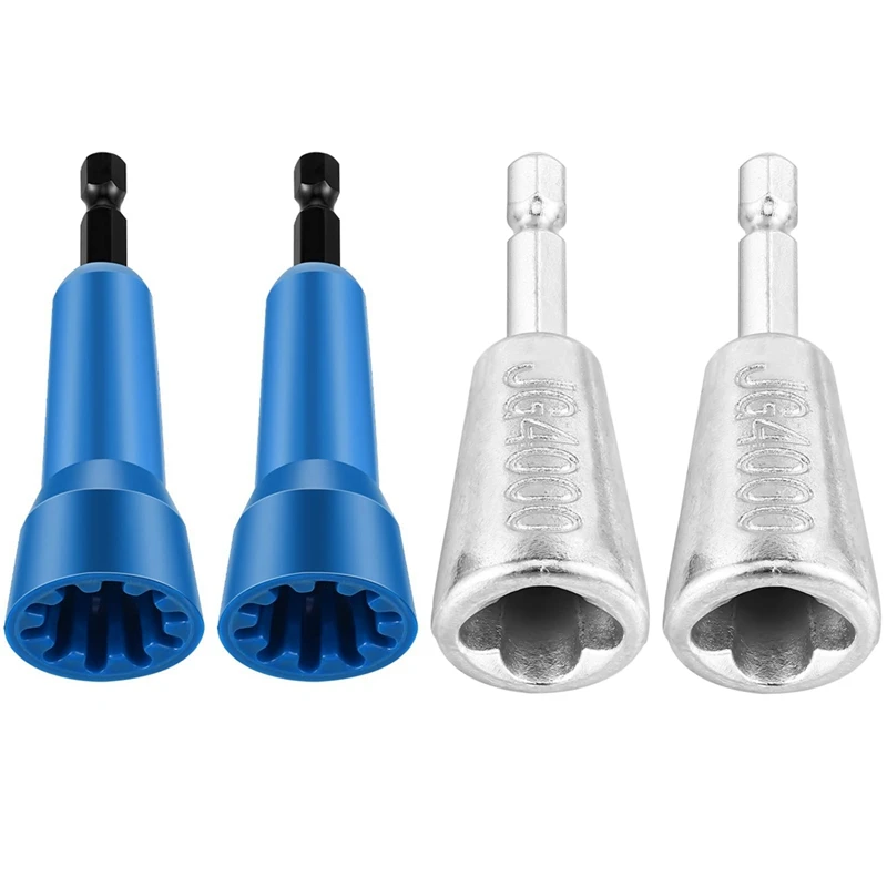 

Инструмент для скручивания проводов, Прочный инструмент для зачистки проводов из нержавеющей стали, 2 гайковерта, 2 шт.