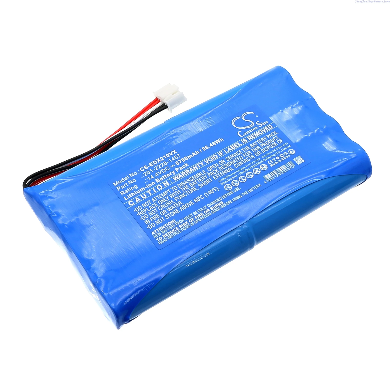 Cameron Sino 14.4V 5900mAh/6700mAh Replacement Battery for Ecovacs Deebot X2S T50 X5 Pro OMNI X2 OMNI Combo DX2OMNI DX5OMNI 