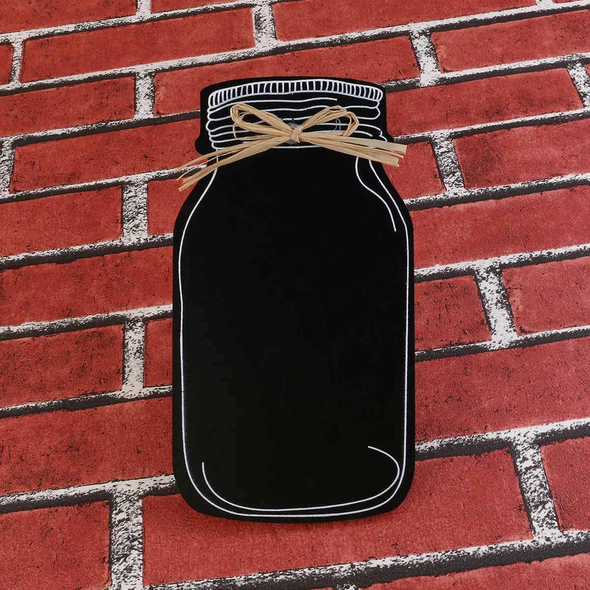 Wishing Bottle Chalkboard Wooden Hanging Message Board Hemp Rope Wedding Party Table Decor Blackboard Mini Message Reminder