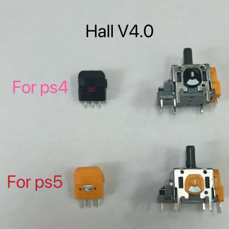 

50pcs 4.0 Version for PS5 for PS4 Dualshock 4 Hall Effect 3D Joystick Module Analog Stick