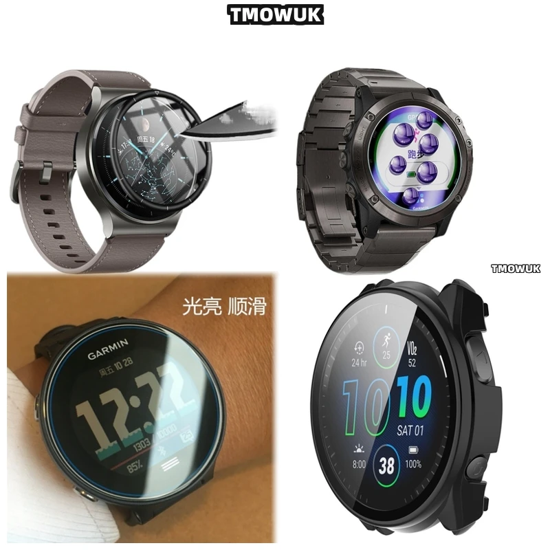 

For Garmin Forerunner 645 735 745 935 945 955 965 970, Reinforced Glass For Extreme Protection.