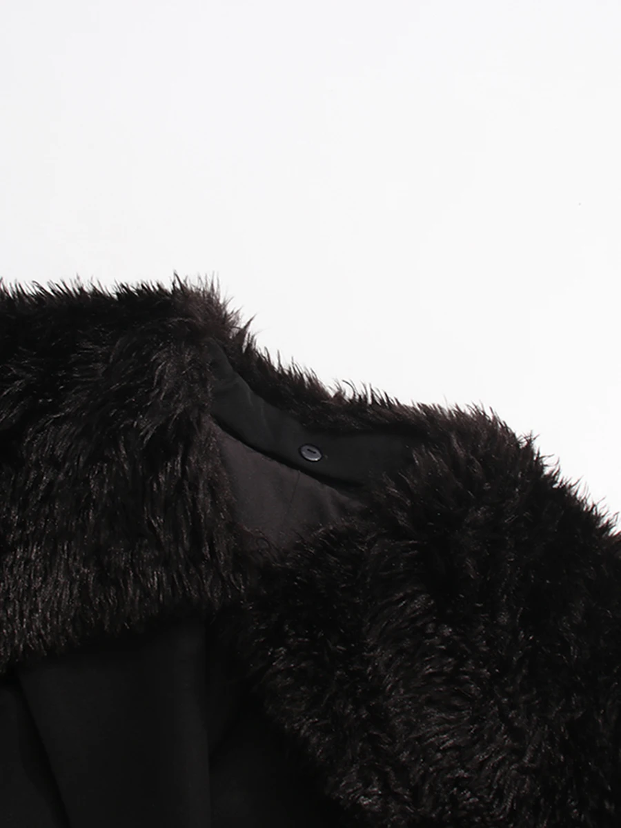 CHICEVER 블랙 스플 라이스 새시 자켓 여성 옷깃 긴 소매 느슨한 streetwear 여성 자켓 가을 패션 새로운 스타일 의류