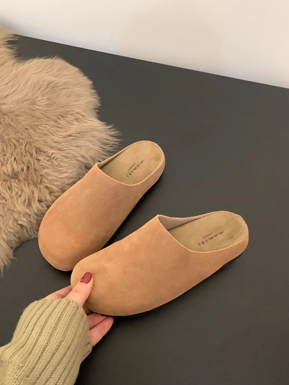 حجم كبير النعال النسائية الخريف/الشتاء في الهواء الطلق المنزل لينة سوليد نعال من القطن شبشب رجالي للاستخدام المنزلي والخارجي