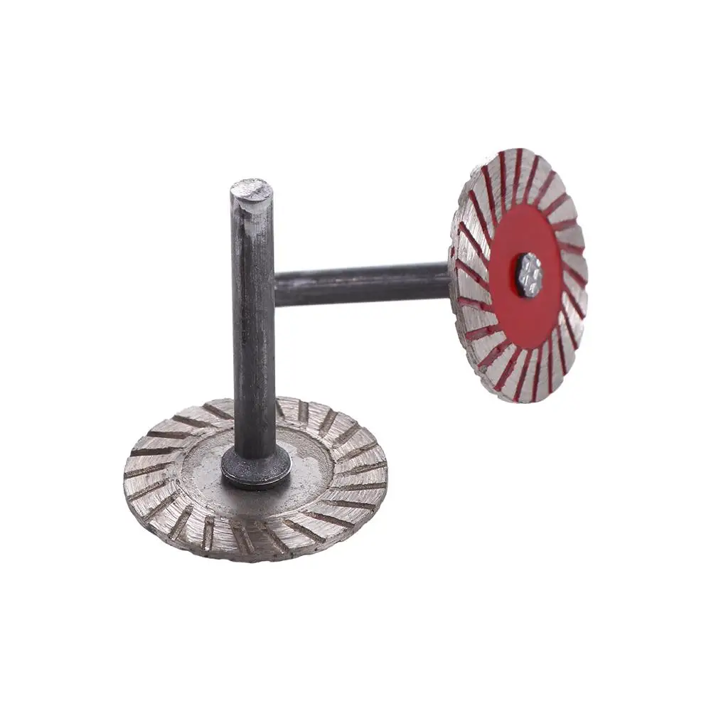 Mini Wheel Sandstone Saw Blades Carving Thread Stone Carving Blades with 6mm Shank Diamond Cutting Discs Carving Grinding tool