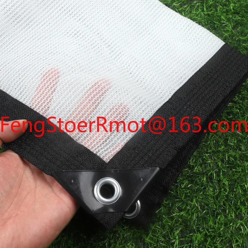 50%~75% Shading Anti-UV Mono HDPE Sun Shade Net for Greenhouse Garden Plants Cover Mesh Rectangle Outdoor Sunshade Net Grommets