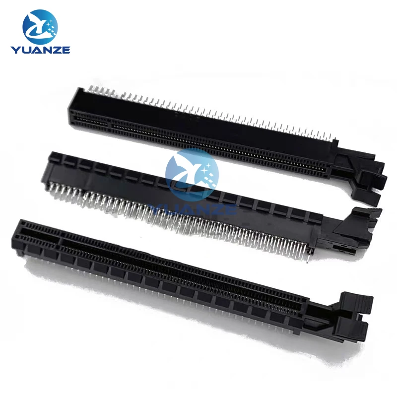 1PCS Motherboard 164P PCI-E socket connector 16X Graphics card slot fishtail PC DIY PCIE 164 Pins