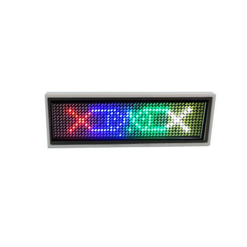 Bluetooth LED Name Badge LED Text Display Shop Sign Light Scrolling Name Tag LED Display