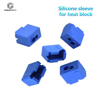 3D Printer Parts Silicone Sock for V6 Volcano MK8/CR10/CR10S Heated Block Warm Keeping Cover Case Hot End