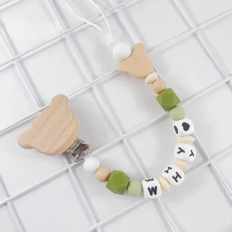 

INS детский зажим для соски персонализированное имя в скандинавском стиле на заказ прорезыватель для новорожденных пустышка держатель для соски цепочка аксессуары для младенцев кулон