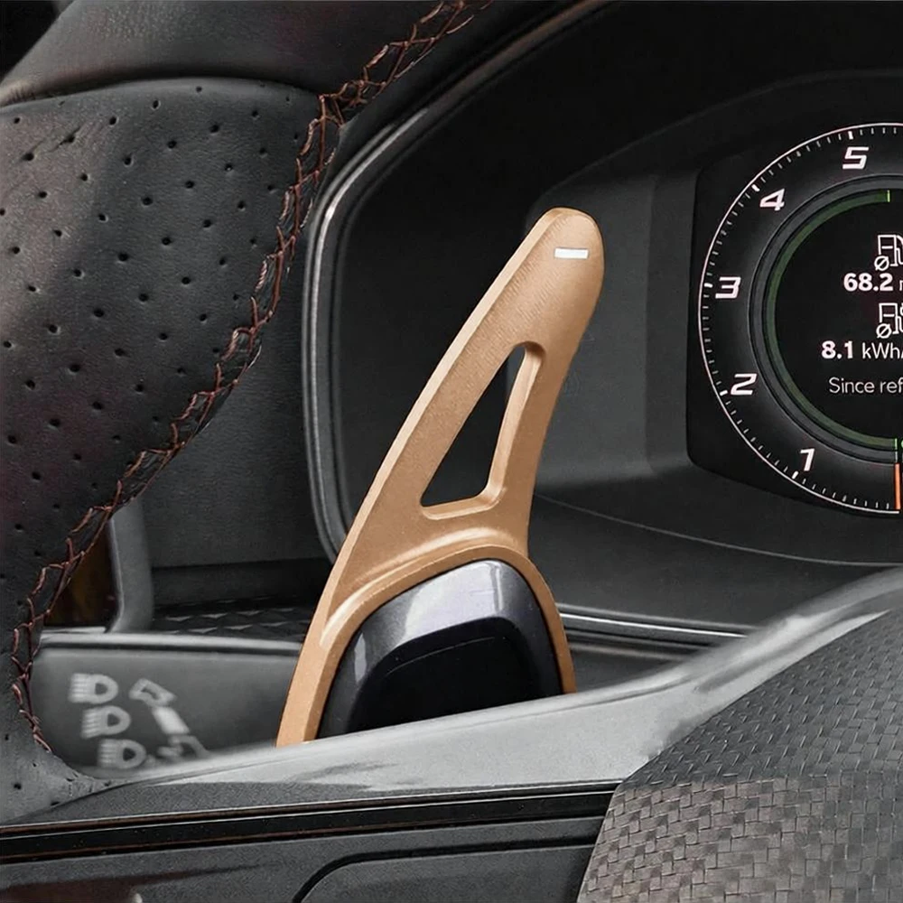 For Cupra Formentor LEON Ateca 2021 2022 2023 2024 2025 Car Steering Wheel Shift Paddle DSG ABS Carbon Fiber Style Extension