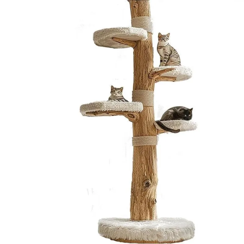 Rangka panjat kucing kayu solid