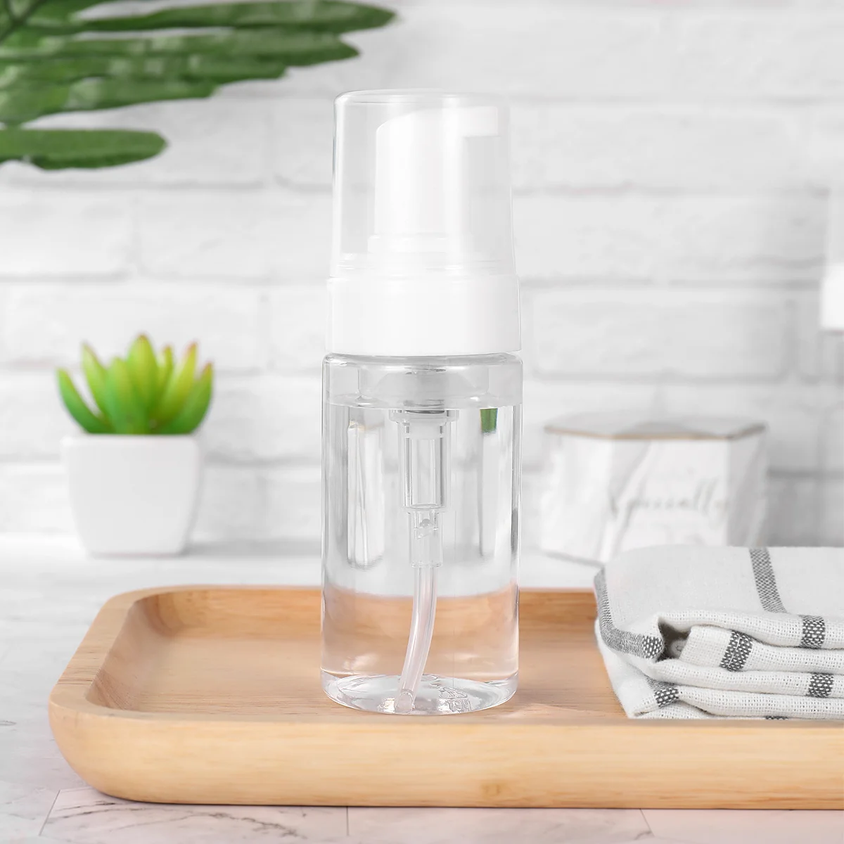 

4Pcs Refillable Travel Dispenser Bottles Soft Leakproof Plastic Pump Bottles Reusable Empty Containers for Shampoo Conditioner