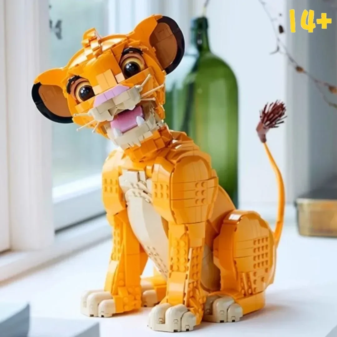 

Newest 43247 1445PCS Lion Building Blocks, Exquisite Animal Figure, High-End Collection for Desk Decor & Festival Gift