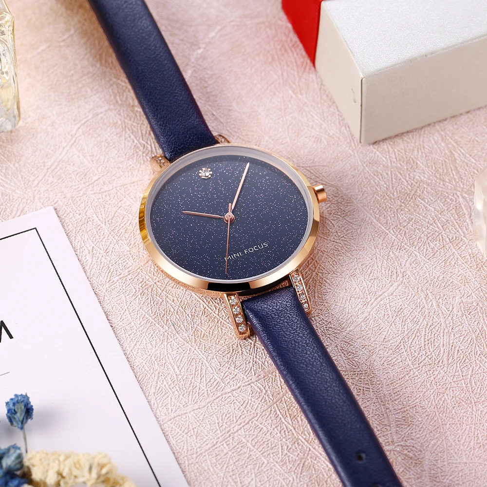 

MINI FOCUS Women Watches Creative Dial Luxury Watch Woman Quartz Waterproof Women's Wristwatch Fashion Ladies Clock