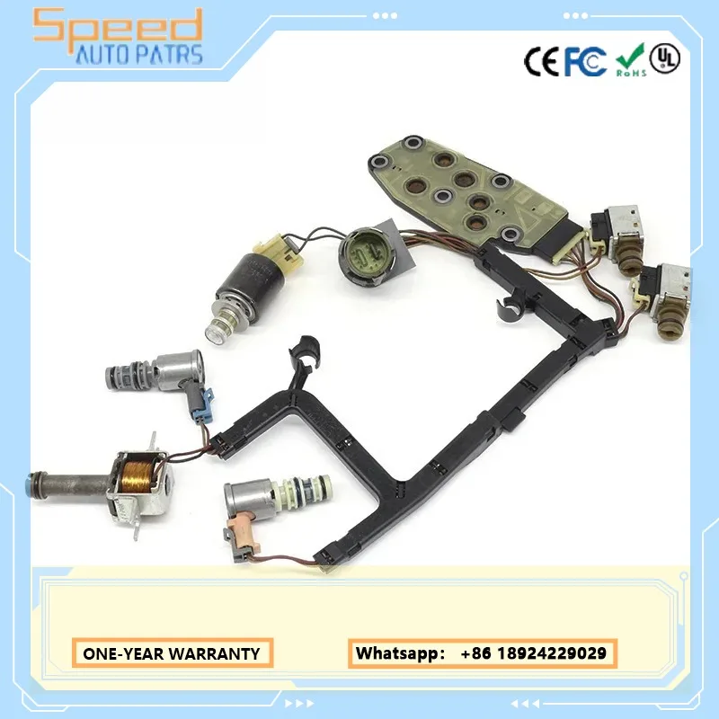 4L60E Tested Transmission Control Valve Solenoids +Wire for 93-05 EPC for GM Chevrolet GMC Saab 93-95
