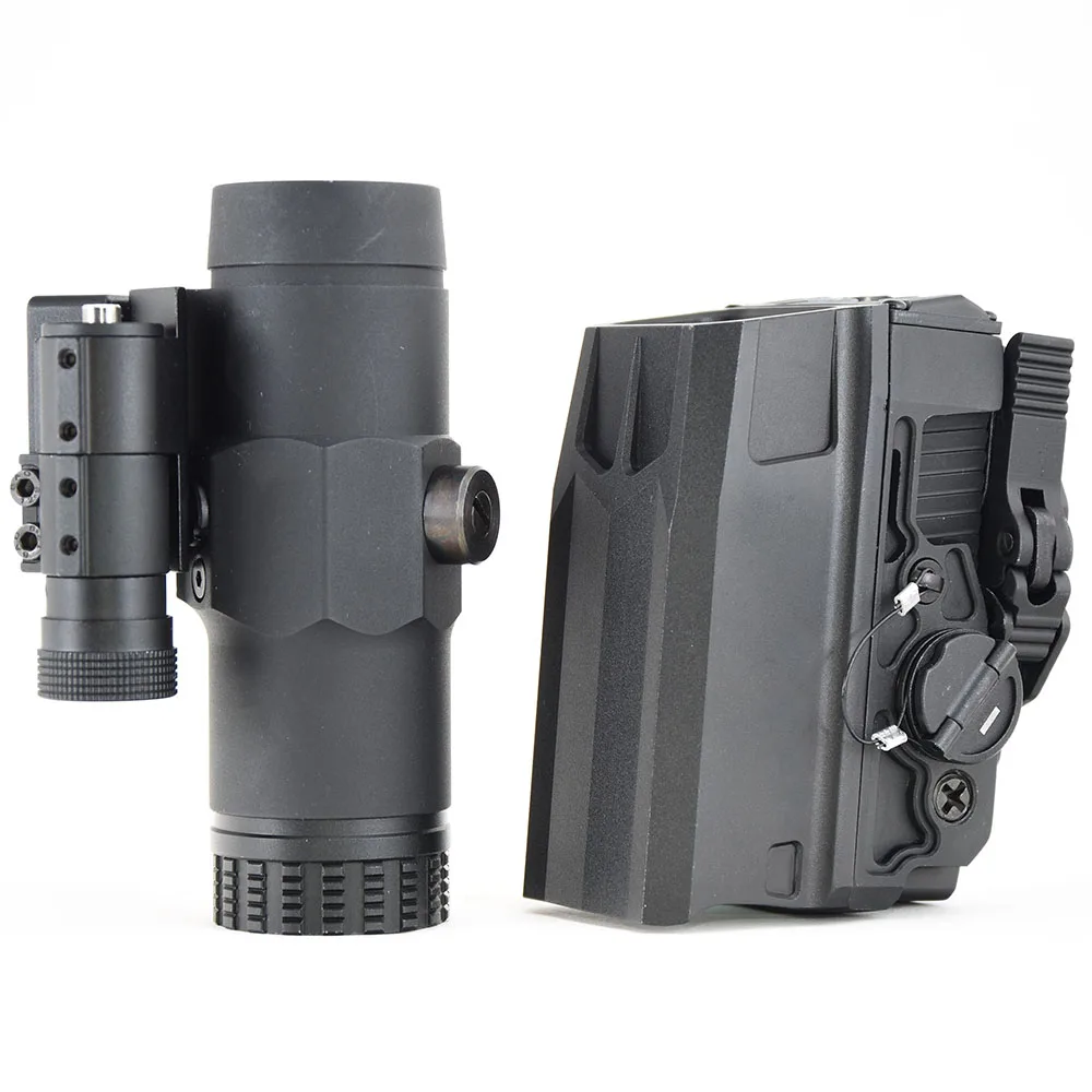 Imagem -04 - Holographic Reflex Red Dot Sight G33 G43 3x Lupa Âmbito Óptico Combo Tático com Picatinny Weaver Montagem Lateral Flip 20 mm