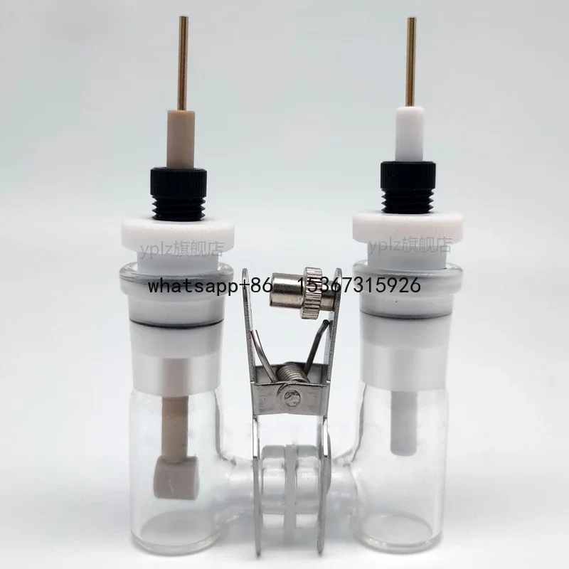 

Slender H-type small capacity exchangeable membrane sealed electrolyzer micro electrolyzer