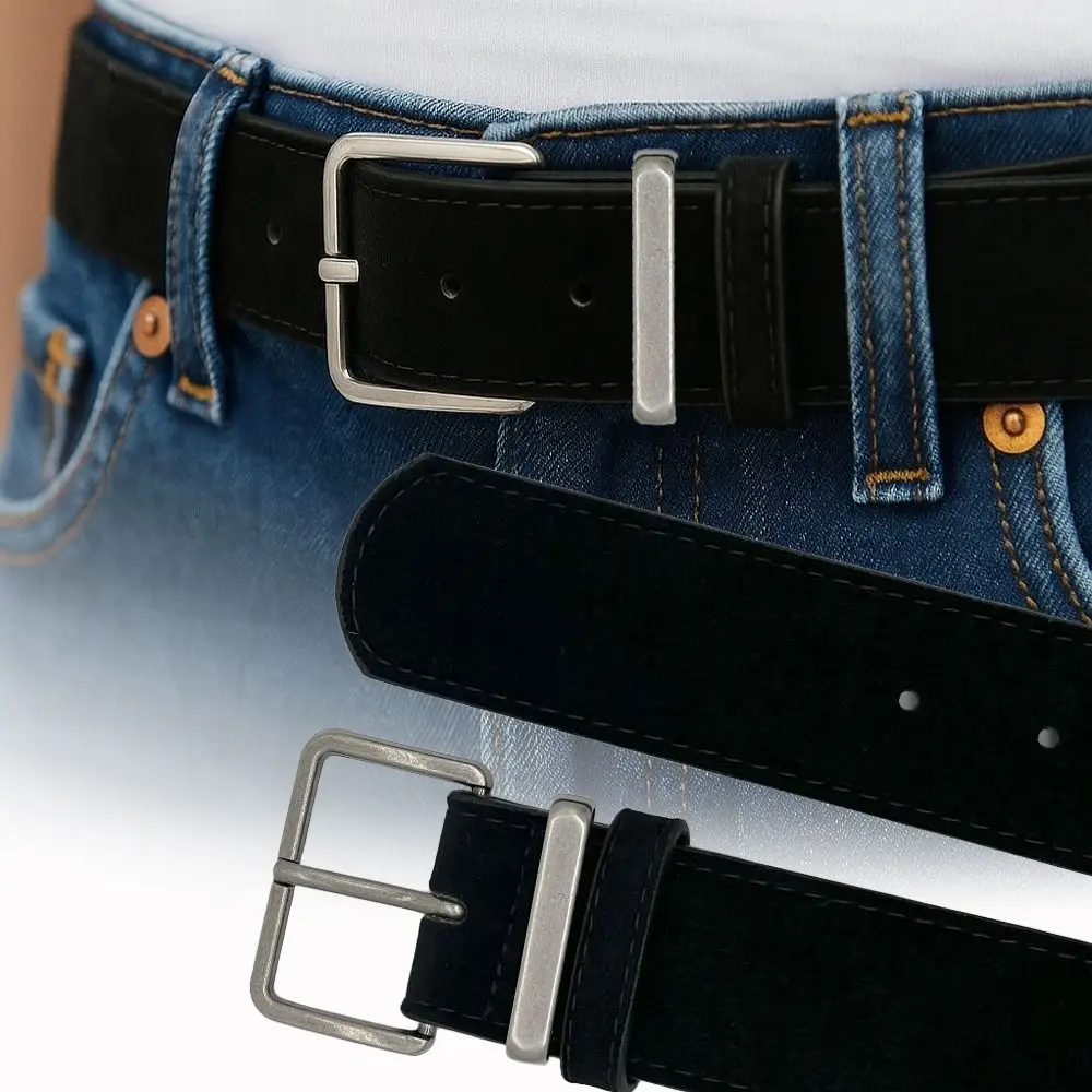 

Fashion Maillard Suede Leather Belt Luxury Design Retro Buckle Wide Waist Belt Casual Elegant Waistband For Women