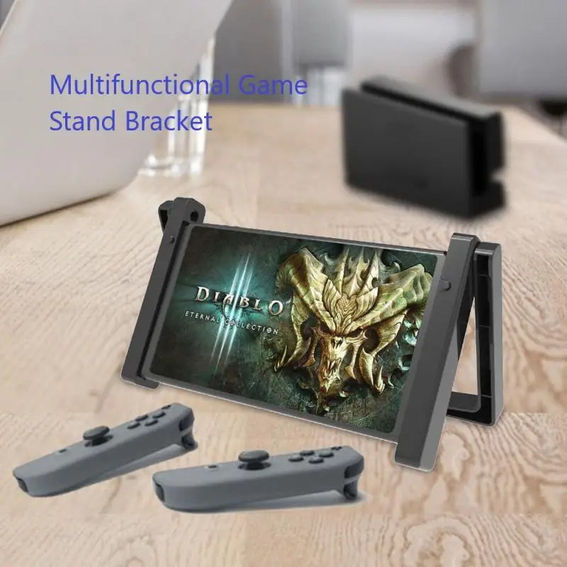 Holder New Poetable Two In Adjustable Foldable Switch Console In Car Mount Stand Black High Quality No Magnetic