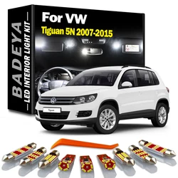 14Pcs LED Interior Dome Map Trunk Foot Light Bulbs Kit For VW Tiguan 5N 2007 2008 2009 2010 2011 2012 2013 2014 2015 Accessories