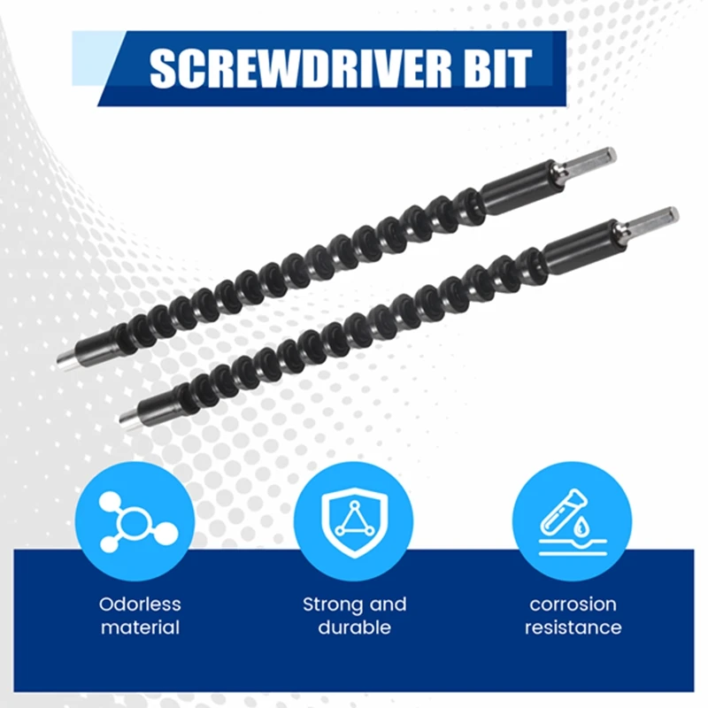 ABPP-гибкий удлинитель сверла, набор отверток для сверл с шестигранным хвостовиком, гибкое сверло, универсальный набор адаптеров для гнезда