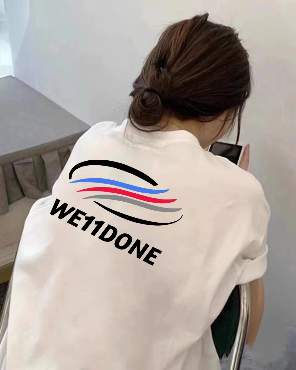 

Motorcycle Summer Men's Niche High Street Trendy Loose, Comfortable and Fashionable Couple T-Shirt Bf Style