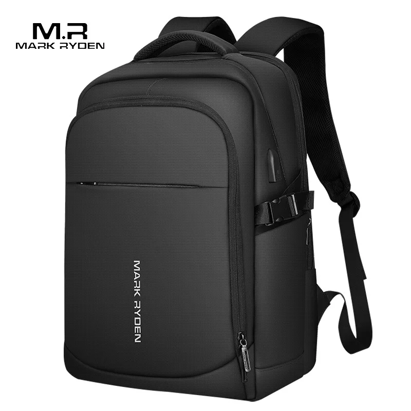 Mochila Mark Ryden para hombre, impermeable, para ordenador portátil de 15,6 pulgadas, con bolsillos multicapa, mochila escolar con carga USB para hombre, Mochilas de viaje