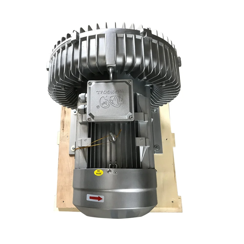 5.5 Kw High Pressure Air Blower Ring Blower For Industrial Dust Collector