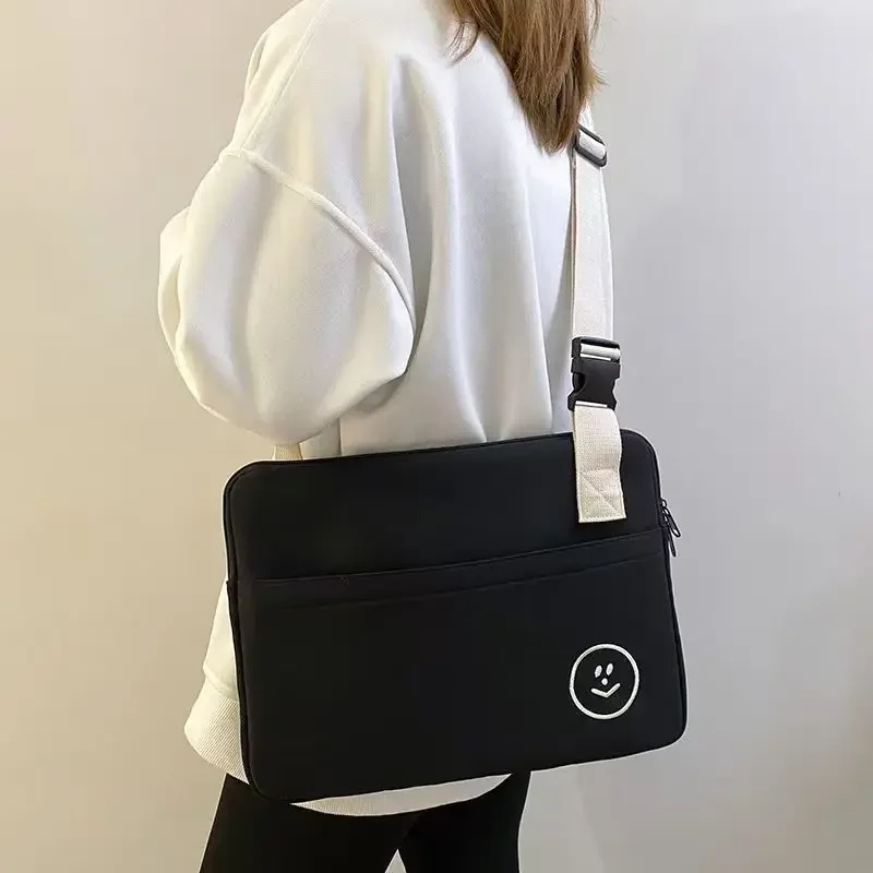 11-13inch IPad Case Student Shoulder Bag for Ipad9.7 10.2 10.5inch Huawei10.2-10.6 Matebook Portable Laptop Office College Bag