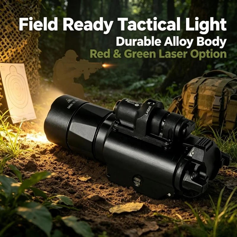 X400U Alloy Tactical Flashligh - Industrial Green Laser ulasan dan harga