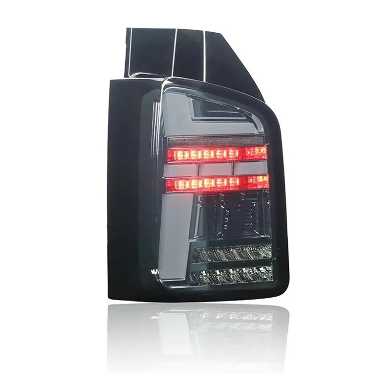 سيارة الضوء الخلفي ل Volkawagen vw Multivan Caravelle T5 2011-2015 كامل مصباح ليد خلفي ديناميكية بدوره مصباح إشارة الذيل مجموعة مصابيح #6