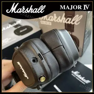 Marshall Major 4 Wireless Bolders Tai nghe Bluetooth cổ điển, Deep Bass, Folding, Pop Rock, Retro Music, Auricular Micro 10 Bán hàng chính Pin Rockstar - №4
