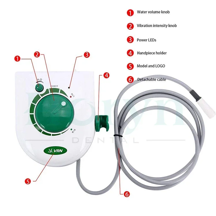 Cavitron Cleaning Machine B5I No LED Denta Ultrasonic Scaler With Tips Ce Approved