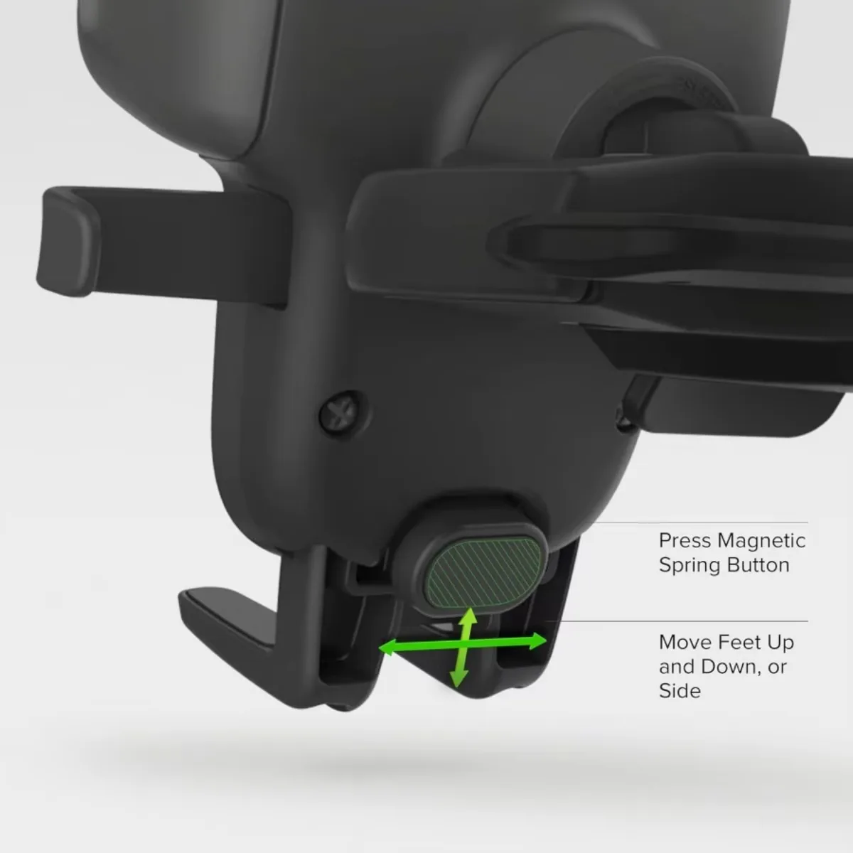 حامل هاتف بفتحة السيارة عالمي، متوافق مع جميع الهواتف الذكية للحصول على التثبيت الآمن