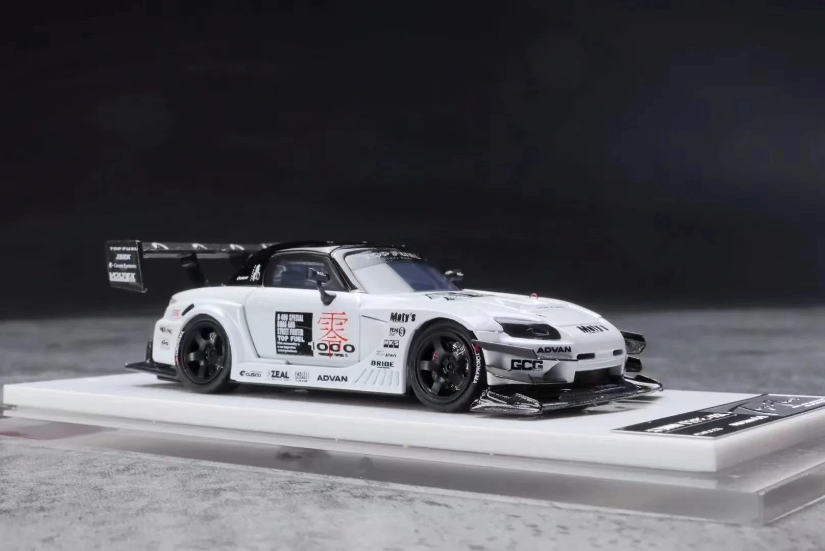

One Model 1:64 S2000 Top Fuel White Color Resin Model Car In 2025
