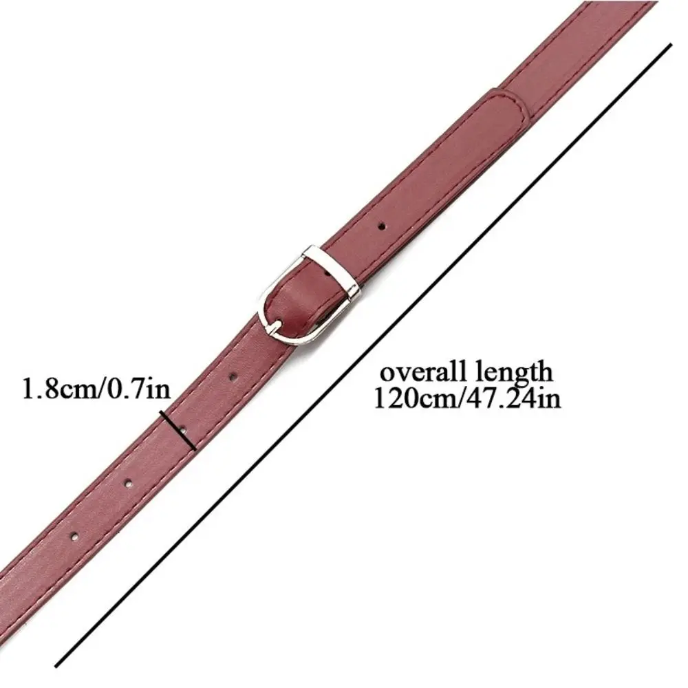 120cm Bag Strap New Adjustable Leather Wide Strap Bag Part Accessories Messenger Bag Strap