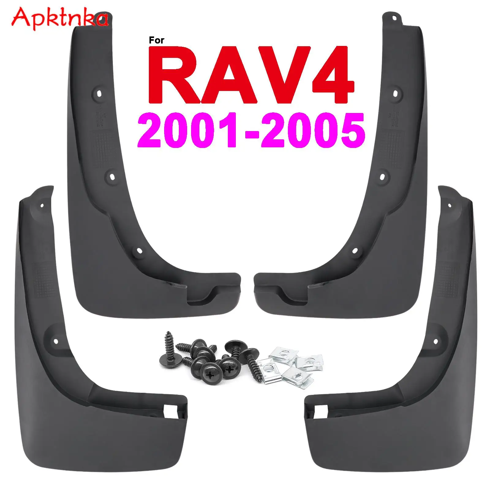 

Car Mudguard Set For Toyota RAV4 XA20 2001 2002 2003 2004 2005 Fender Mud Guard Flap Splash Flaps Mudguard Protector Accessories