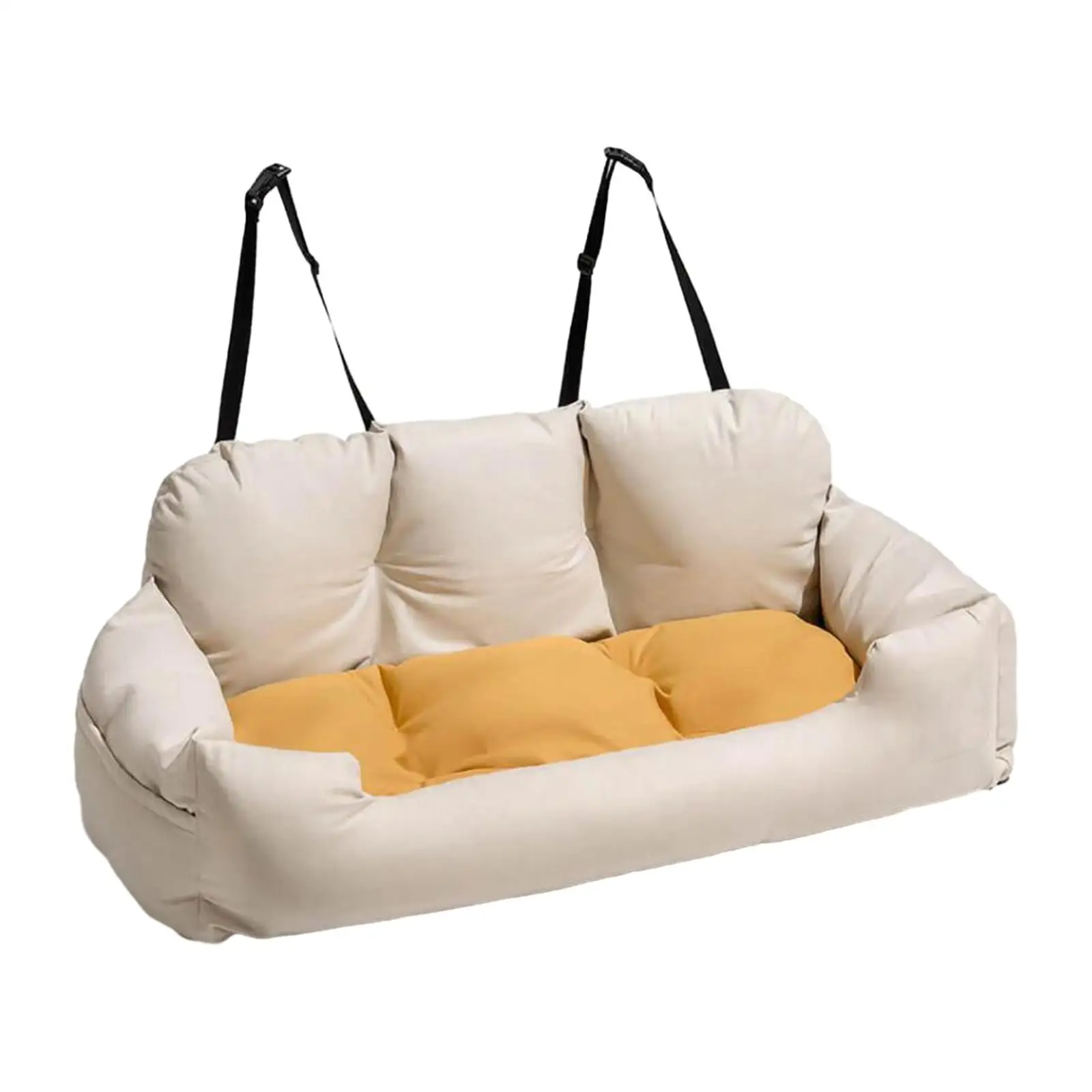 Pets Booster Seat Non Slip Carrier Bed Comfortable Soft Dog Car Seat for Kitten