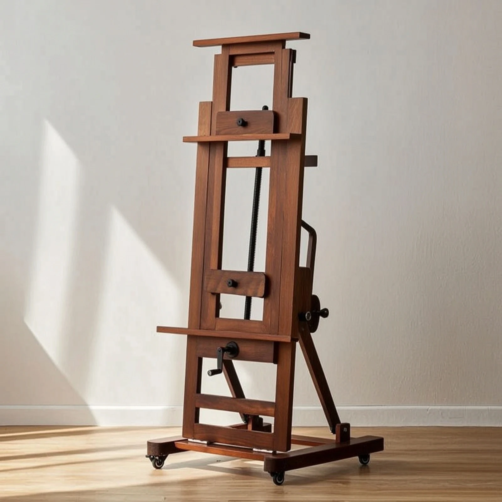 クランク式イーゼル 耐久性のある木製イーゼル 車輪付き アー - Kids Art Easel のレビューと価格