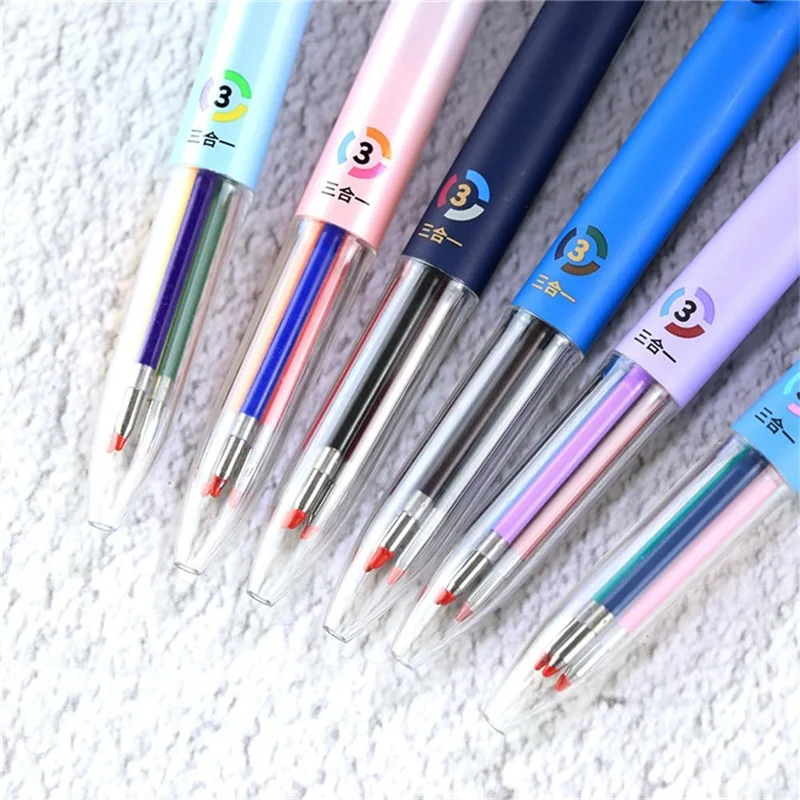 

Retractable Gel Ink Pen, 6 PCS Multicolor, 4-In-1 18 Colors, 0.5Mm Pen Set(6Pcs)