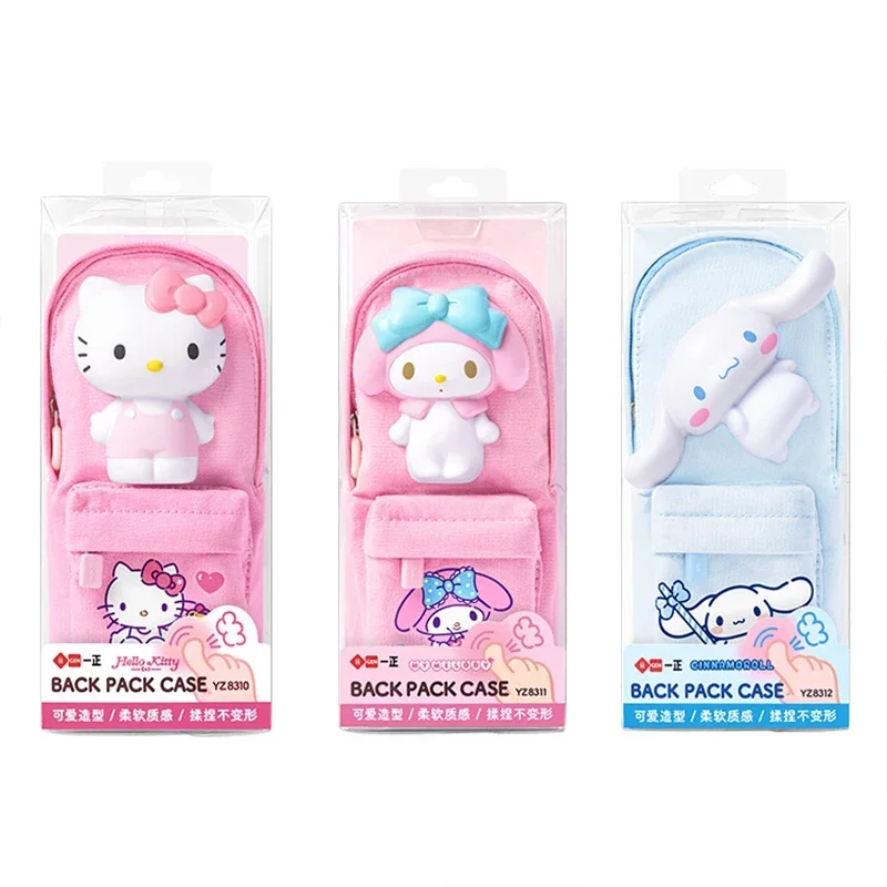 Sanrio Series Cartoon Cinnamoroll Pencil Case Large Capacity Storage Pen Box Student School Supplies Stationery Back to School